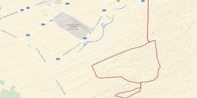 Al Qudra fietspad locatie op kaart