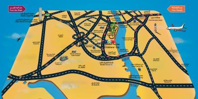 Kaart van de Kinderen de stad Dubai
