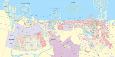 Locatie kaart Dubai