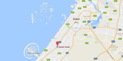 Dubai tuin in het centrum kaart