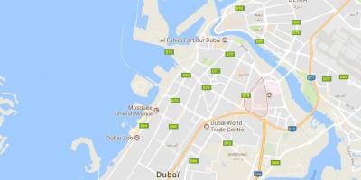 Kaart van Oud Metha in Dubai