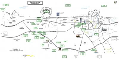Investment park in Dubai locatie op kaart